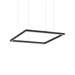 Ideal Lux Pakabinamas &scaron;viestuvas Oracle Slim D50 Square Bk 3000K