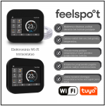 Feelspot WTH07.36WIFI termoreguliatorius sp juoda