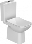 Pastatomas unitazas DURU su lėtu dangčiu (122047)