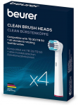 Beurer Clean replacement brush galvutės 4 pcs dantų &scaron;epetėlis Unisex