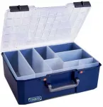 &bdquo;raaco CarryLite 150 5x10-8&ldquo;, mėlynas, polikarbonatas (PC), polipropilenas (PP), 413 mm, 330 mm, 147 mm, 2,33 kg