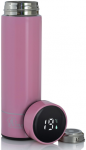 Extralink Smart Travel Mug Rožinė, LED Ekranas Thermos