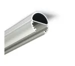LED juostos profilis OVAL20 BC, anoduotas aliuminis, 2m