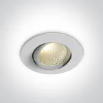 7W LED įleidžiamas &scaron;viestuvas, baltas, 4000K, 11107B/W/C