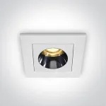 3W LED įleidžiamas &scaron;viestuvas, baltas, 3000K, 50103H/W/W