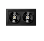 4,2W LED įleidžiamas &scaron;viestuvas Juodas FOSTER, juodas, 3000K, DALI