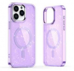 Hurtel Glitter MagSafe Apple iPhone 16 Plus - dėklas telefonui violetinės spalvos