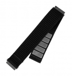 Fixed | Sporty Strap with Quick Release 20mm for I&scaron;manusis laikrodis | 160-210 mm | Juodas | Nylon
