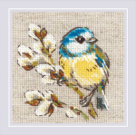 Uab Riolis Kryželiu siuvinėjimo rinkinys &bdquo;Zylė&ldquo; 10x10 cm SR2244