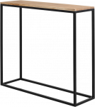 Customform &Scaron;oninis stalas, SIDER METAL, 0.5x0.7 m, Juodas