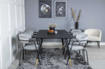 Venture Design Valgomasis stalas, Dipp, 180x90 cm, Juodas
