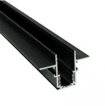Užglaistomas magnetinės sistemos ZAMBELIS MAGNETIC bėgelis, 48V, juodas, 3m, 22274B-3