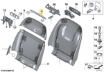 Bmw X5 X6 X7 Led &Scaron;viesos Įdėklas Pagrindas Sėdime Originalus 52107493219