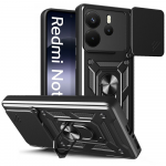 Tech-Protect CamShield Pro Dėklas skirtas Xiaomi Redmi Note 14 4G / LTE - Matte juodos spalvos