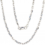 Sidabrinė grandinėlė Anchor 3 mm , briaunų apdirbimas deimantu - 3 mm. - 50 - 9.8 g.