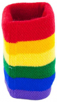 Diablo Picante Rainbow Pride Wristbands - Multicolor Silicone, Adjustable, 1 pc