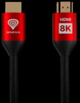 Kabelis Genesis HDMI Male - HDMI Male 3m 8K PS4 | PS5 Raudona