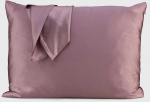 Patalynės komplektas Pink Mulberry &scaron;ilko pagalvės užvalkalas DUSTY Rožinis, 19 momų (M/M)