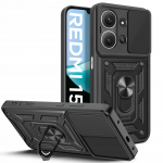 Tech-Protect CamShield Pro dėklas skirtas Xiaomi Redmi 15C - juodos spalvos