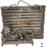 Timo Keraamika Keraminis pirties termometras - maža statinė kvapams, 2