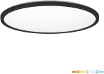 24W LED lubinis &scaron;viestuvas NIVERA CIRCLE, juodas, 3000/4000/6000K, IP54