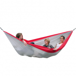 Amazonas Silk Traveller XXL (raudonas-sidabrinis) Travel Hamakas, 320x230 cm, 200 kg