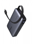 Ne&scaron;iojamas įkroviklis UGREEN Nexode 20000mAh 67W su i&scaron;traukiamu USB-C laidu