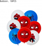 Balionai &bdquo;Žmogus voras&rdquo; (Spiderman) 18 vnt.