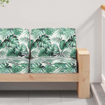 Pallet pagalvių rinkinys Gėlių 2 pcs Žalios Lapų Ra&scaron;tas