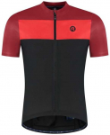 Vyri&scaron;ki dviratininko mar&scaron;kinėliai Rogelli Core Block, juodai raudoni, 4XL