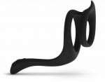 EasyToys Silicone Performance Ring with Ribbed Perineum Stimulator 11cm
