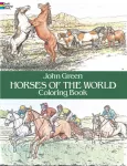KNYGA John Horses of the World Colouring Book