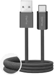 Puro Fabrik 2.0 duomenų perdavimo ir įkrovimo kabelis | USB-A į USB-C | 10 W | 1,5 m | žalias