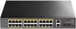 Ausinės &bdquo;Cudy GS1026PS2&ldquo; nevaldomas &bdquo;Gigabit Ethernet&ldquo; (10/100/1000) komutatorius su PoE palaikymu, juodas
