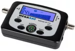 Antena satelitarna Megasat SF-210 Satellite Finder &ndash; Juodas &ndash; Acoustic and Optical Signal Ekranas