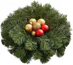 Saska Garden Eglių vainikas tankus 43 cm