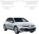 GrizzGlass bespalvė techninė danga HeavyDuty Clear slenkstiams, skirtiems Volkswagen Golf 8 Variant (2024-2026) [4w1] (GRZ21759)