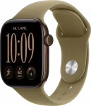 I&scaron;manusis laikrodis Apple Watch 12 GPS 42mm Dark Bronze Alu Sport Band S/M Oliwkowy (MJEF4MP/A)