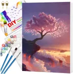 Tapyba pagal numerius su rėmu 40 x 50 cm Sakura TP4