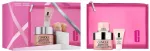 Clinique Hydrate + Protect rinkinys: drėkinamasis kremas SPF25 50 ml + lūpų balzamas 7 ml + akių srities kremas-gelis 5 ml