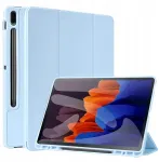 Dėklas na tablet 4kom.pl Dėklas Smart su laikikliu na rysik do Samsung Galaxy Tab S9 / S9 S10, mėlyna - ochronne su podstawką