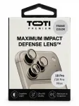TOTI PREMIUM Anti-broken Lens protector for iPhone 18 Pro / 18 Pro Max Sidabrinis