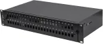 Lanberg &Scaron;viesolaidinė paskirstymo panelė 48XSC SIMPLEX / 48XLC DUPLEX RACK 19'' 2U juoda + PRIEDAI (FOP1-48SS-LDB)