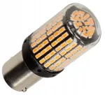 Led lemputė Ba15s 144 led smd 4014 oranžinė P21w 1 vnt.
