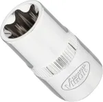 Vigor V2196n galvutės įdėklas T 1/2 E18, 1/2 colio (12,5 mm) kvadratas, E profilis, ilgis 38 mm, auk&scaron;tos kokybės pavara tiksliam darbui