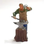 Iberplace G skalės 1:22.5 40019 el kalvio figūrėlė diorama sodo geležinkelio dekoravimo priedai modelių gamybai, modelių geležinkeliui, stalo dekoravimui