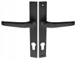 Kuchinox Juoda vartelių rankena Magnat, atstumas 92 mm