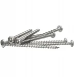 Nerūdyjančio plieno medvaržčiai 5x60mm Torx A2 (10 vnt.)