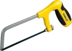 Stanley 1-15-317n mini rankinis pjūklas su pistoletine rankena, juodas/sidabrinis, 150 mm