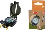 Simba 109452665 Scout vaiki&scaron;kas kompasas nuo 5 metų - sulankstomas ki&scaron;eninis kompasas su metaliniu korpusu ir vizoriumi, tyrinėtojo ir keliautojo žaislas mergaitėms ir berniukams